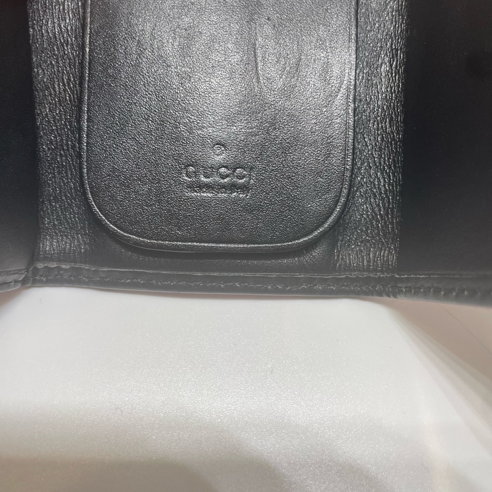 GUCCI key wallet GG canvas and leather inside Authentic used - Picture 7 of 8